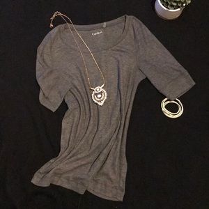 Caslon Ribbed Tee - super comfy, great layered